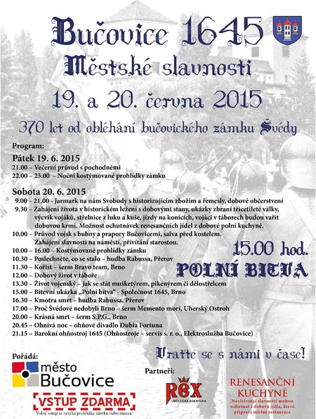 Městské slavnosti Bučovice 2015